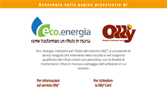 Desktop Screenshot of ecopuntoenergia.com